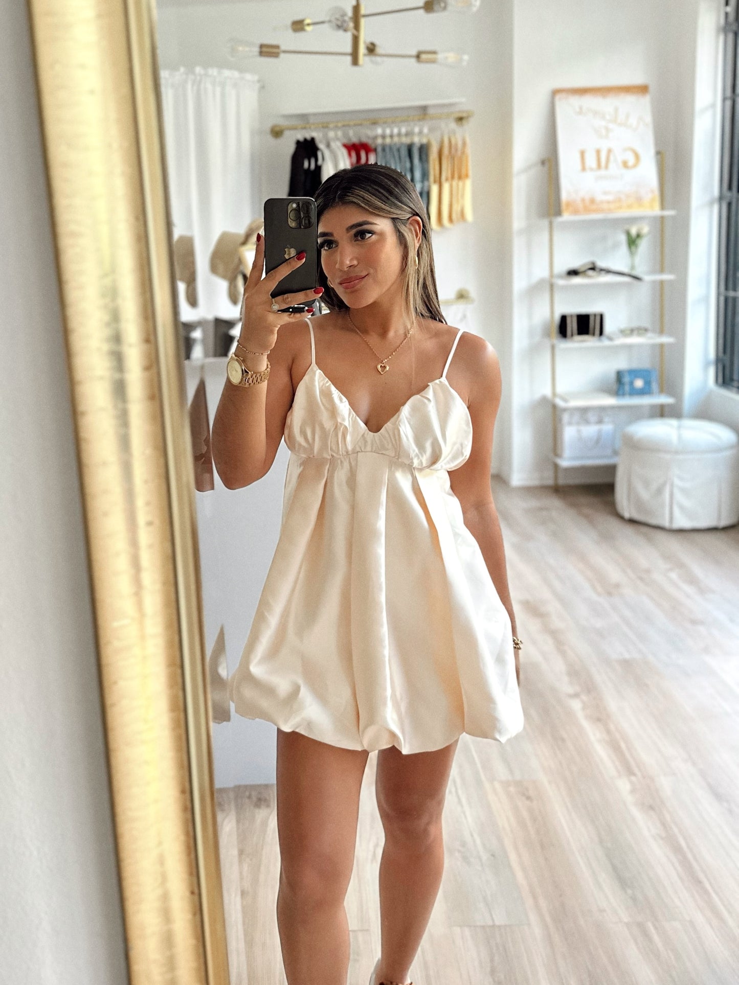 Vanilla babydoll dress