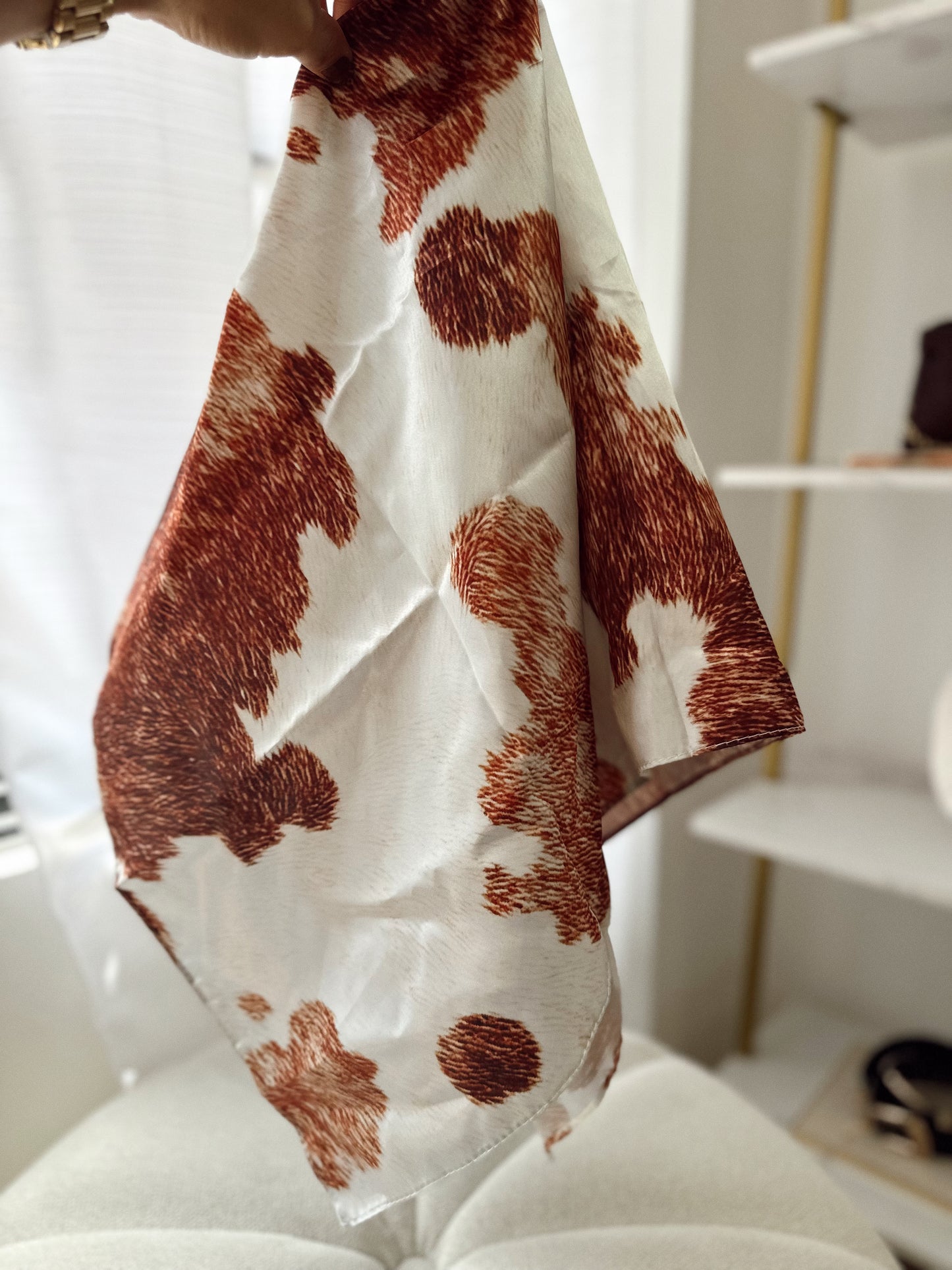 Brown spots bandana