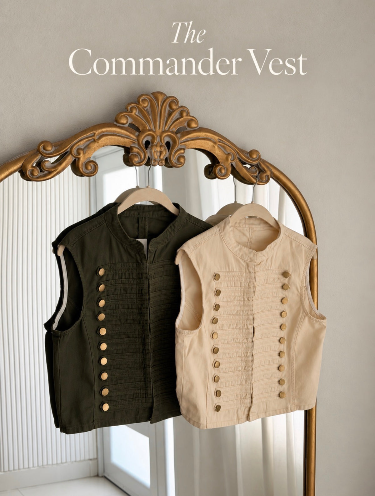 The Commander Vest Top (green)