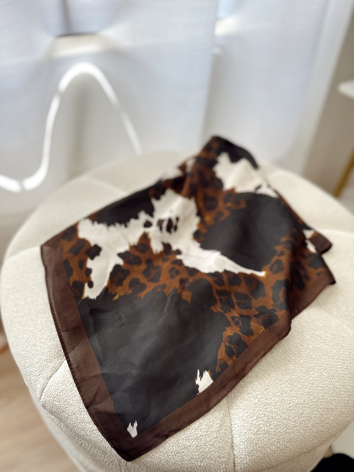 Cow x leopard bandana