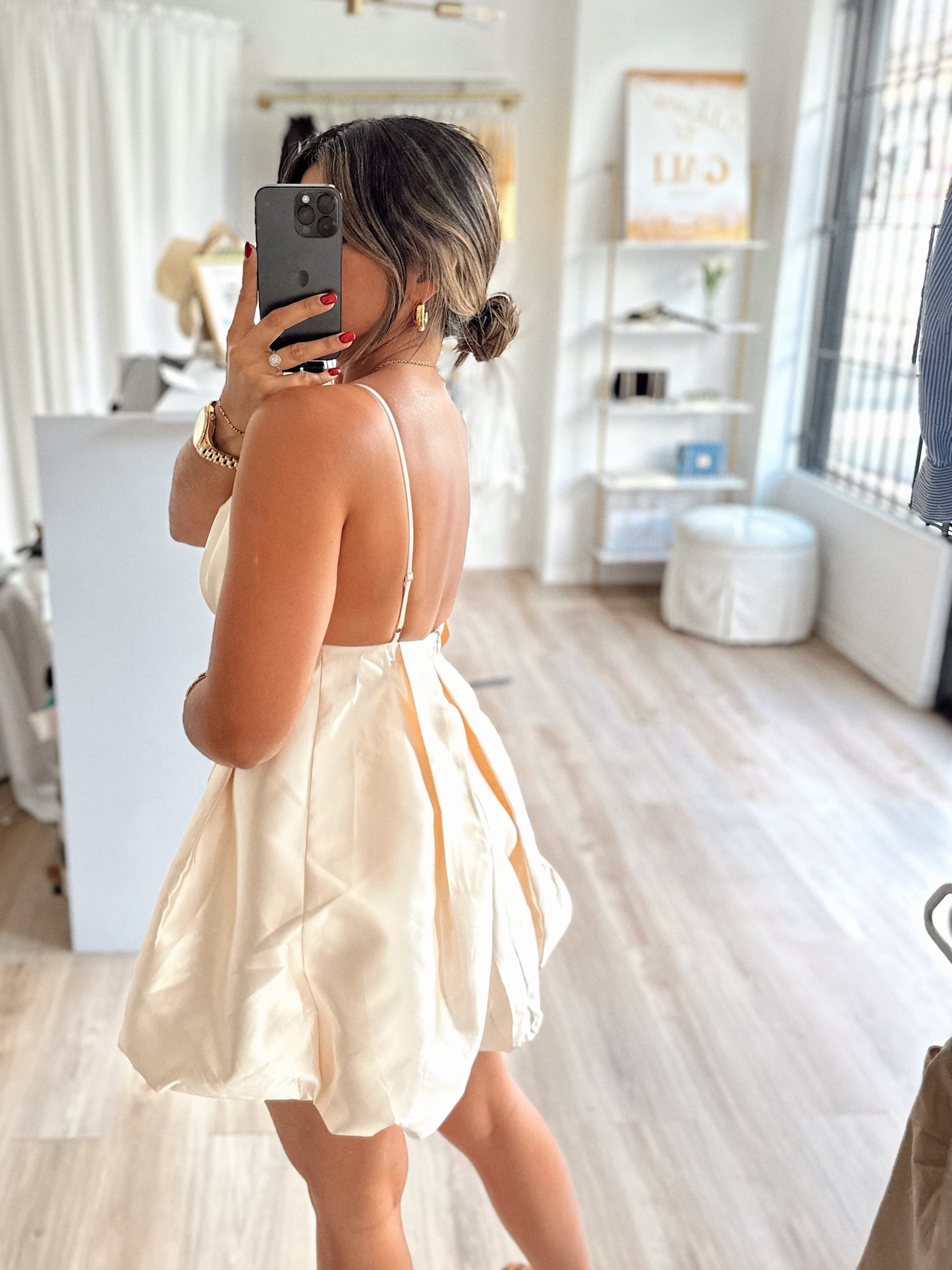 Vanilla babydoll dress