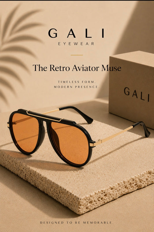 The Retro Aviator Muse Sunglasses