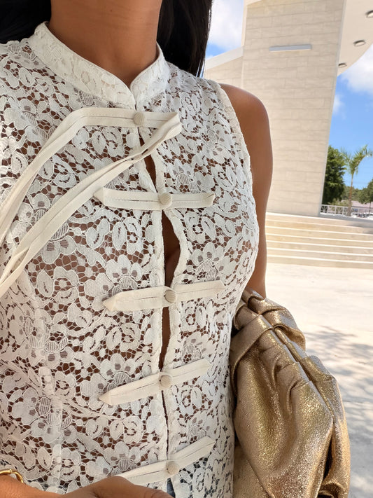 The Napoleon x lace top