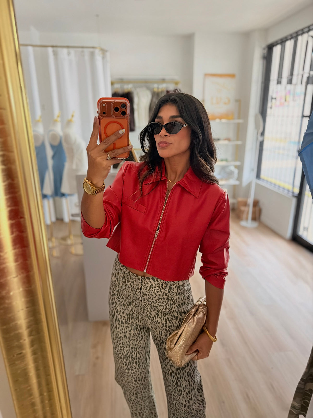 The Red Moto Jacket