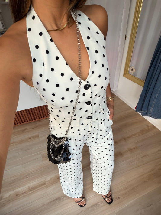 Dotted French vest