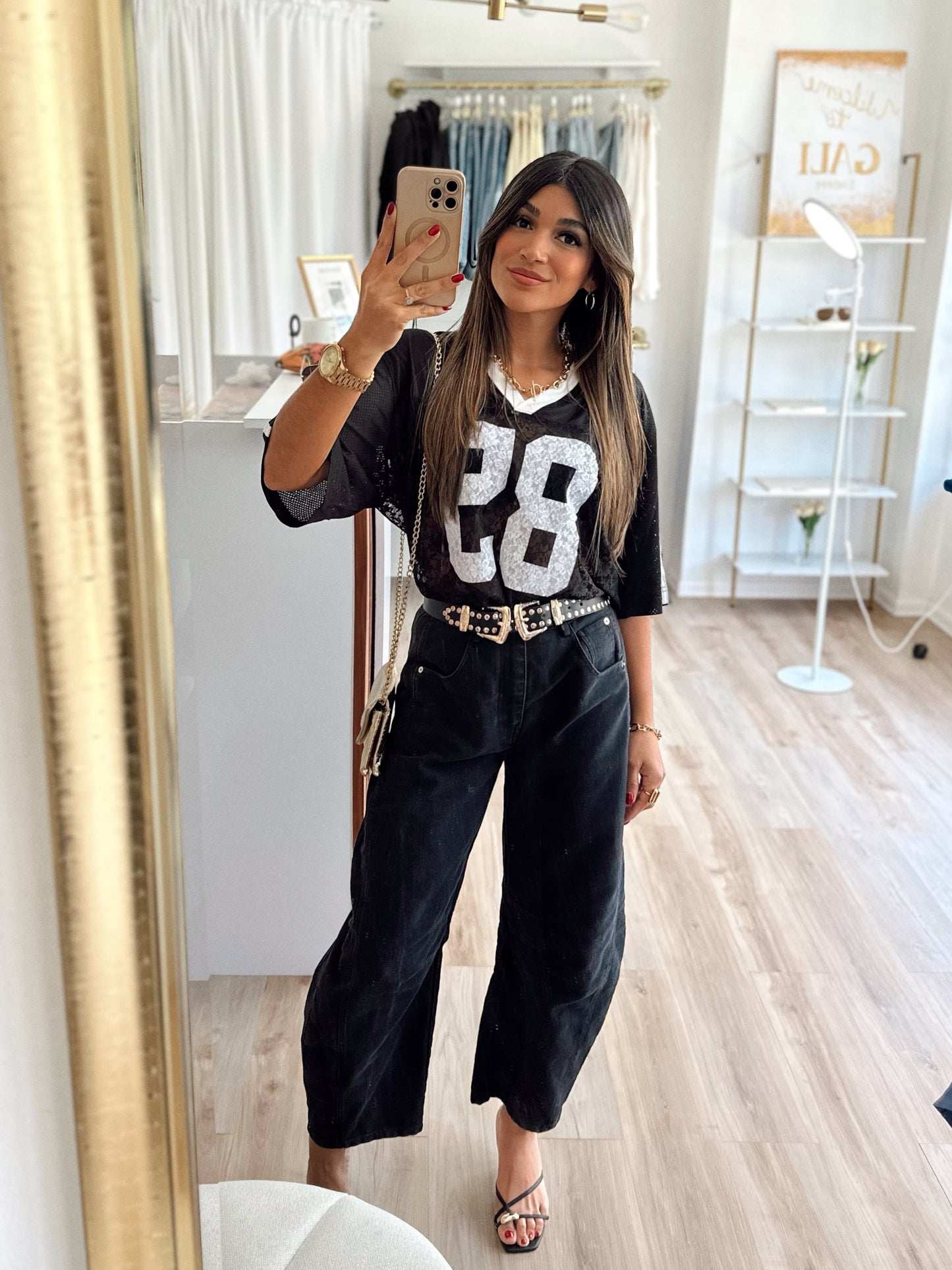 The fancy jersey top