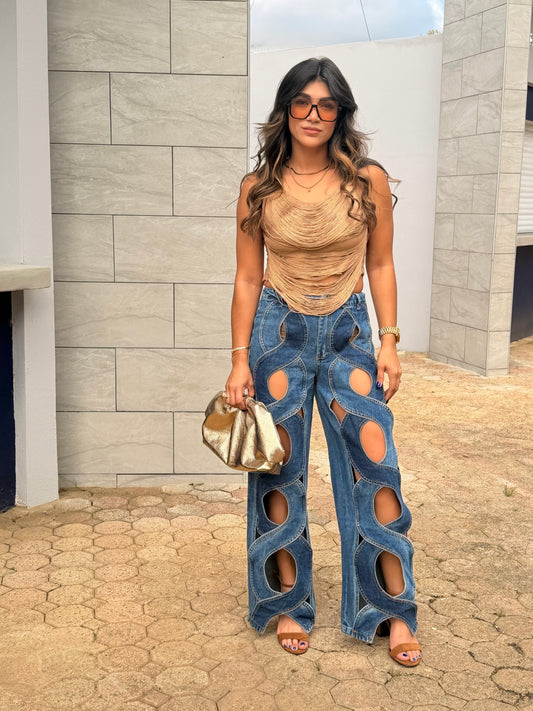 Fringes back out top (mocha)