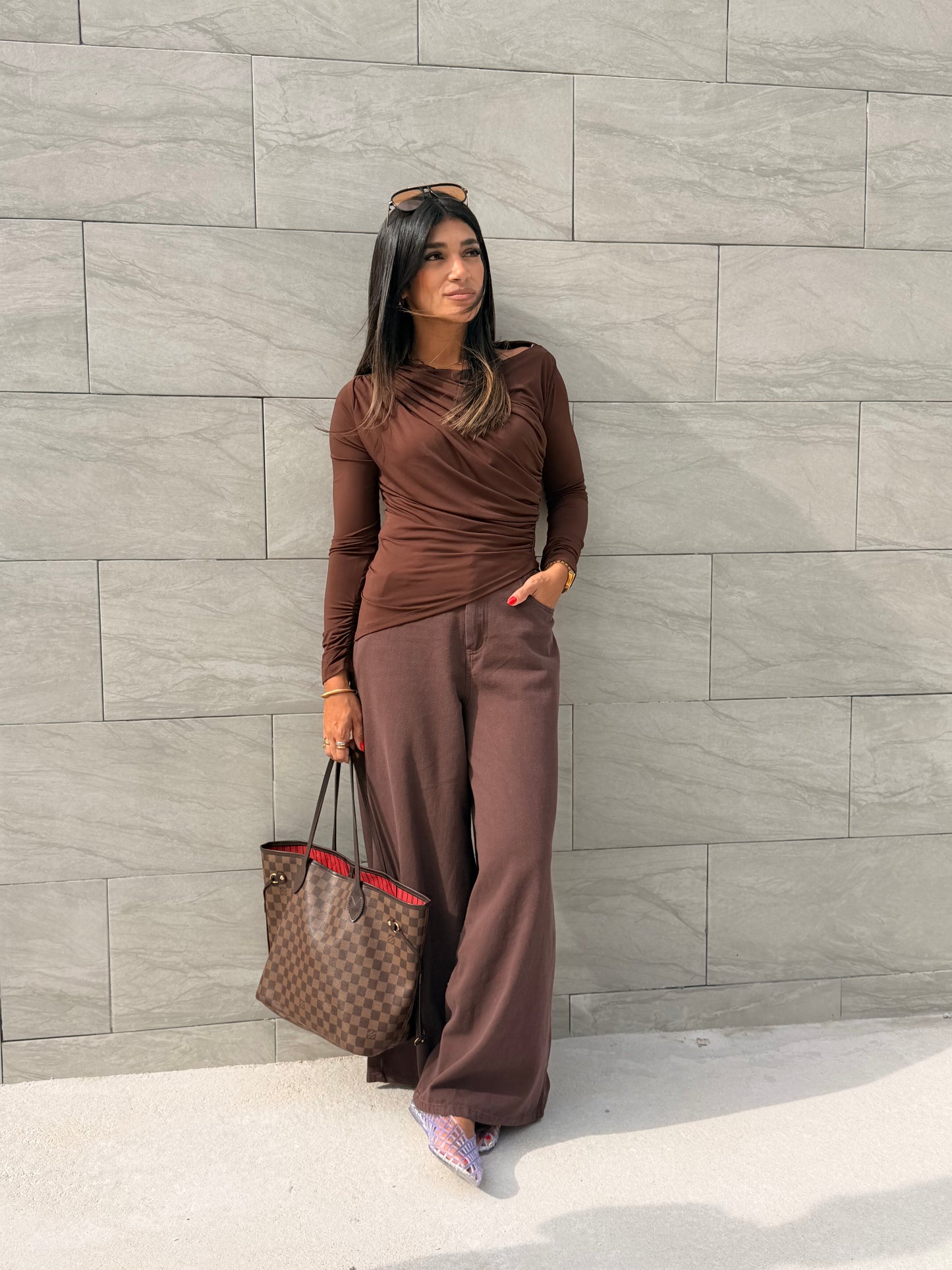 The Chocolate Drape Top