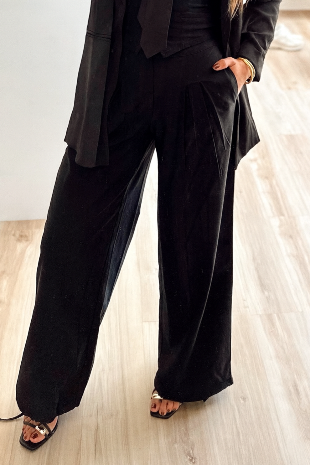 The black tailored balloon or trouser pants PRE ORDER