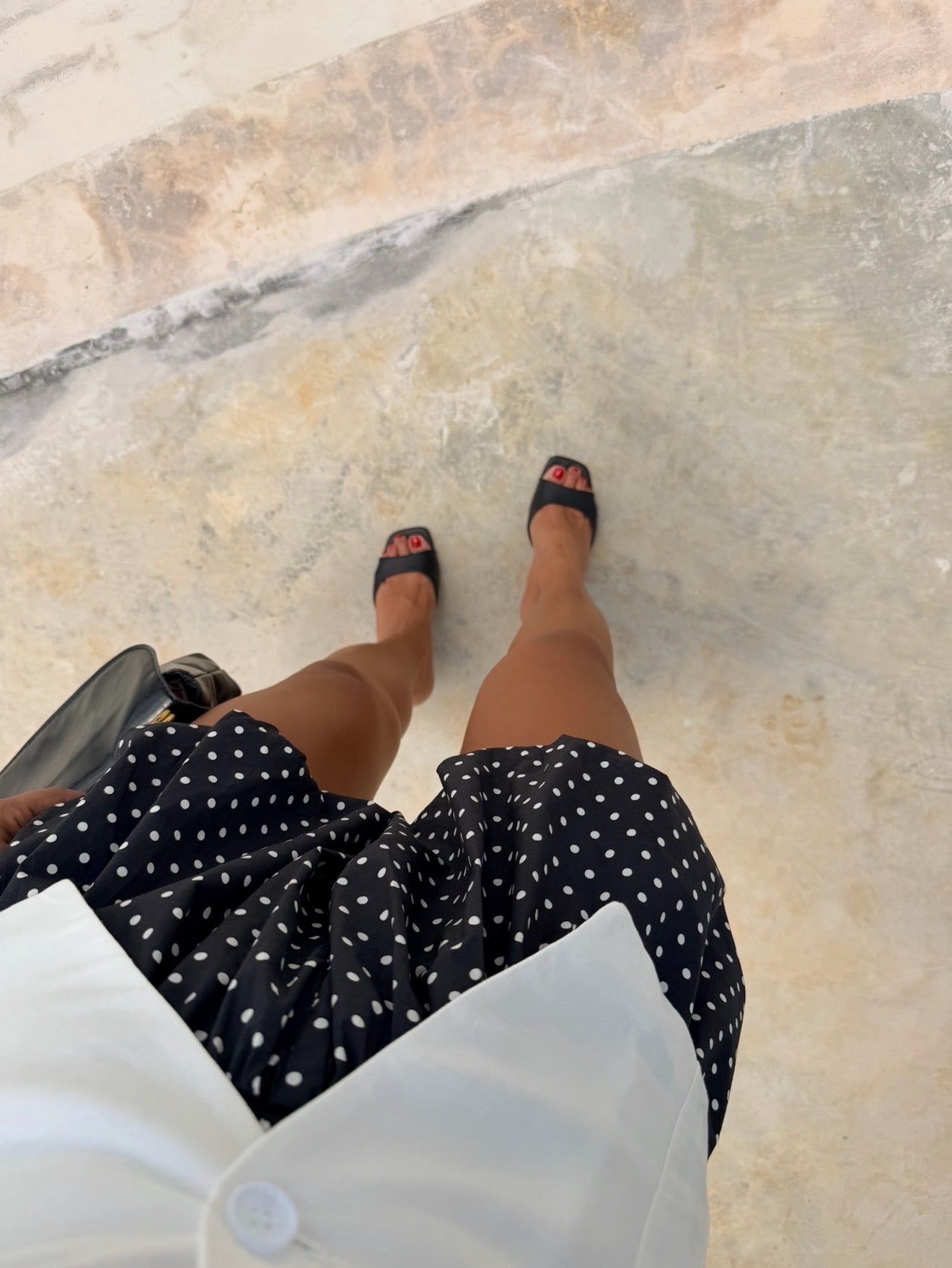 Polka dot bubble short