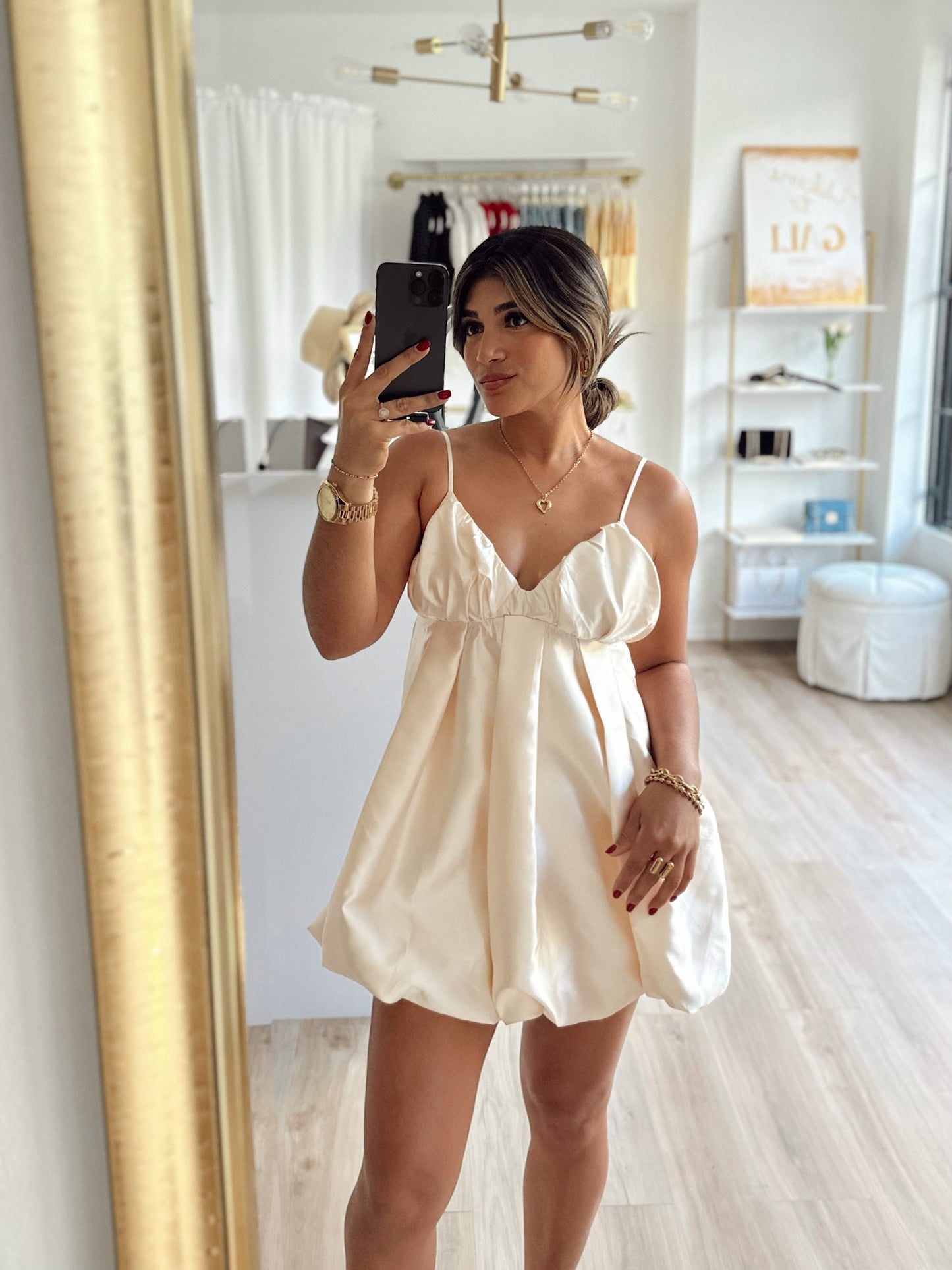 Vanilla babydoll dress