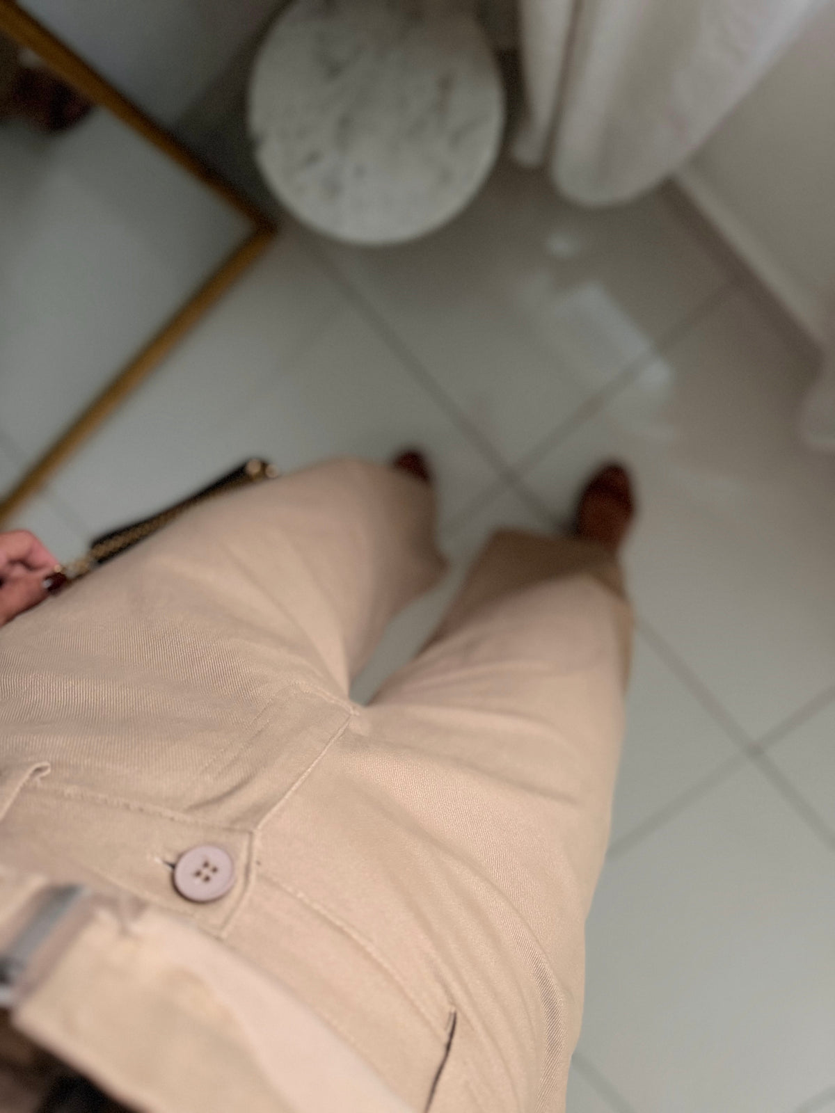 The Taupe Barrel Pants