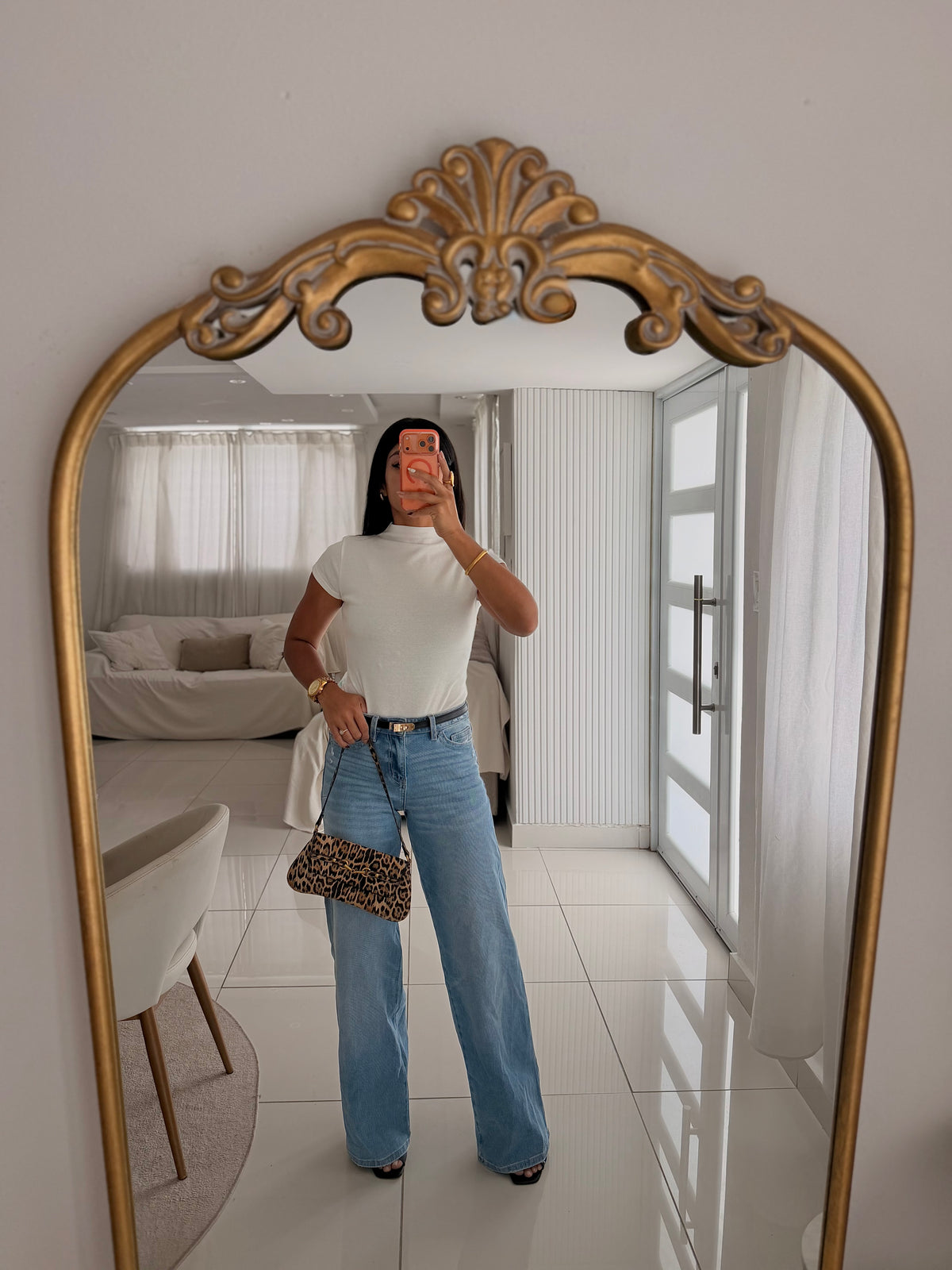 The Ivory Mock Neck Top