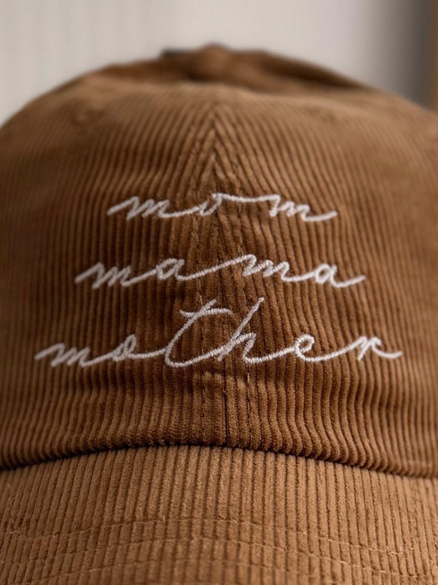 The MOM, MAMA, MOTHER corduroy cap