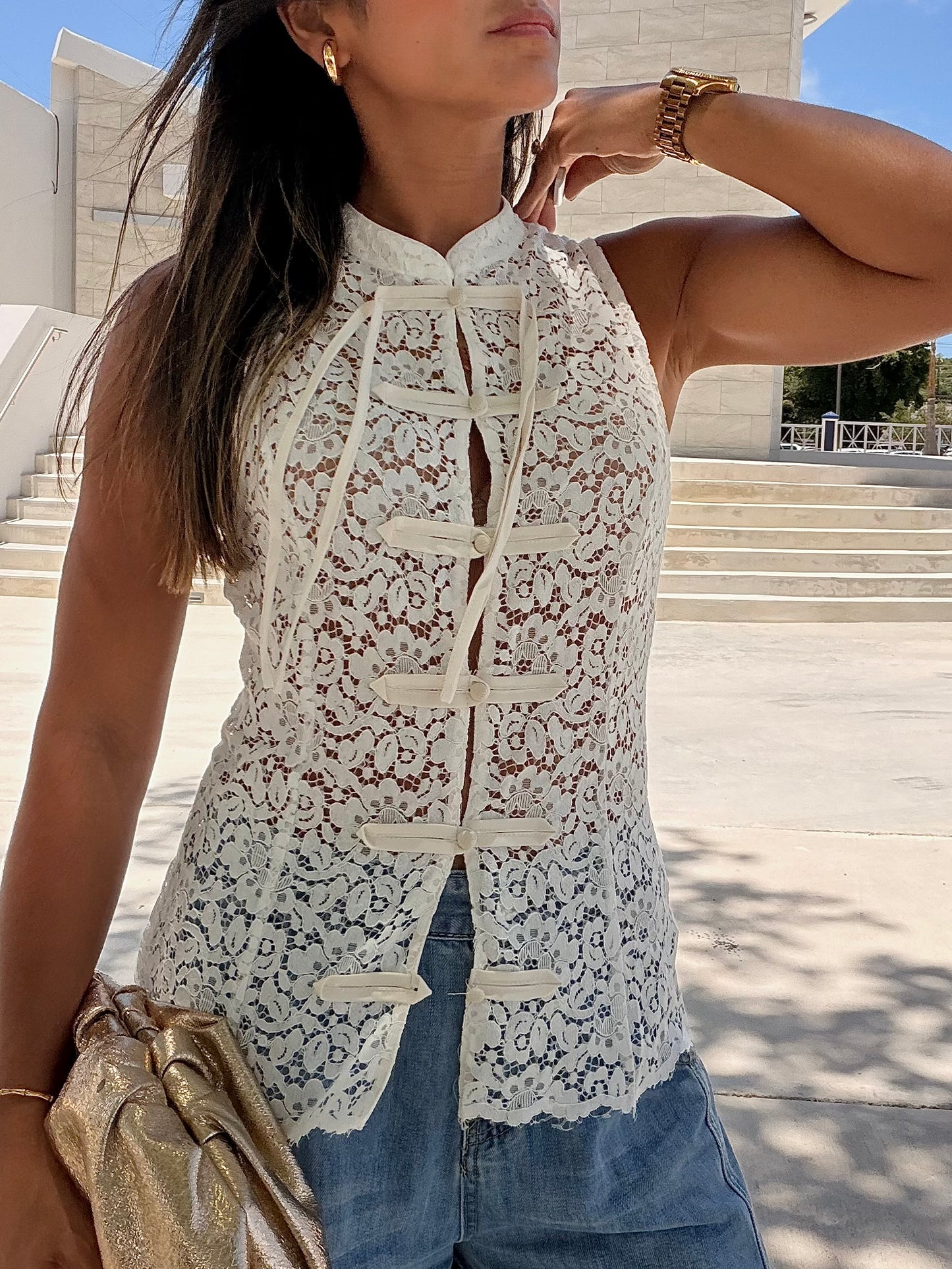 The Napoleon x lace top