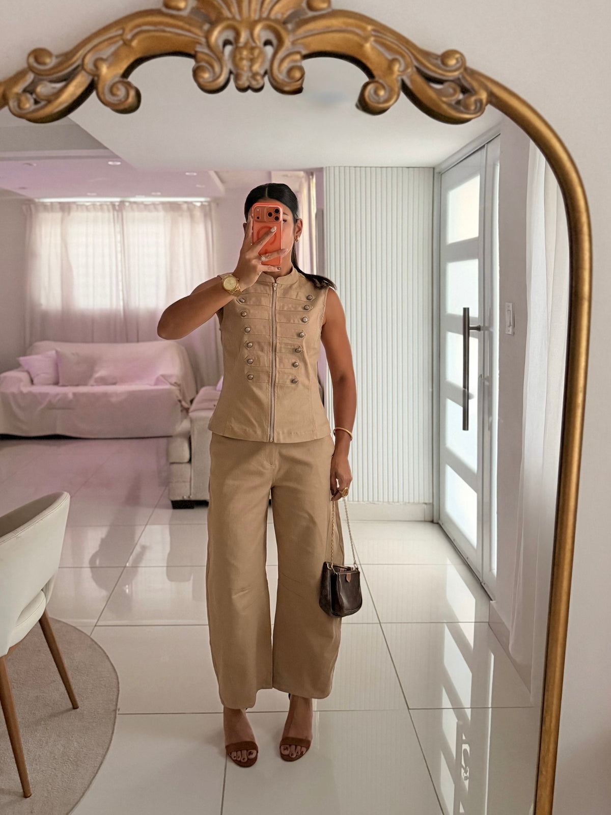 The Taupe Barrel Pants