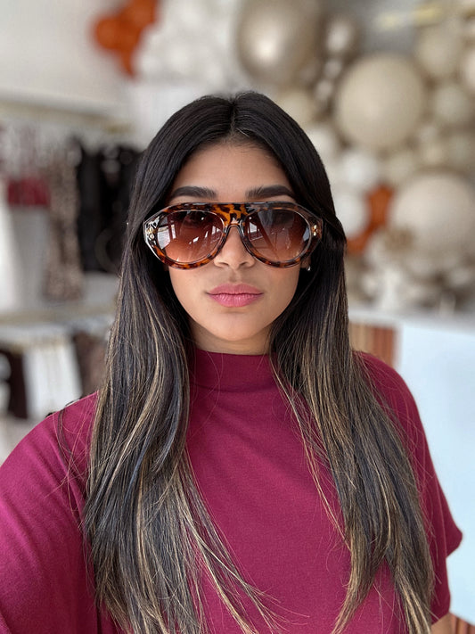 Shady brown tortoise sunglasses