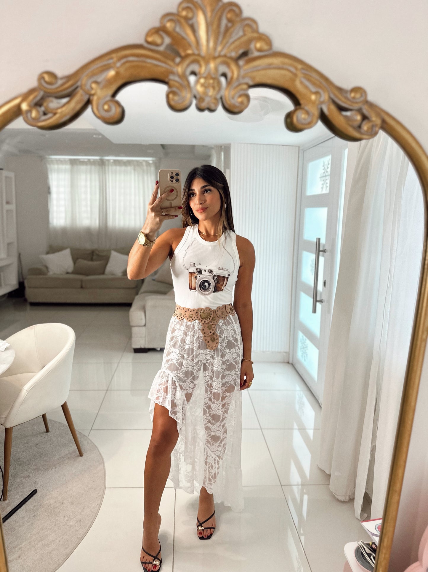 Debí tirar más fotos tank top (white)