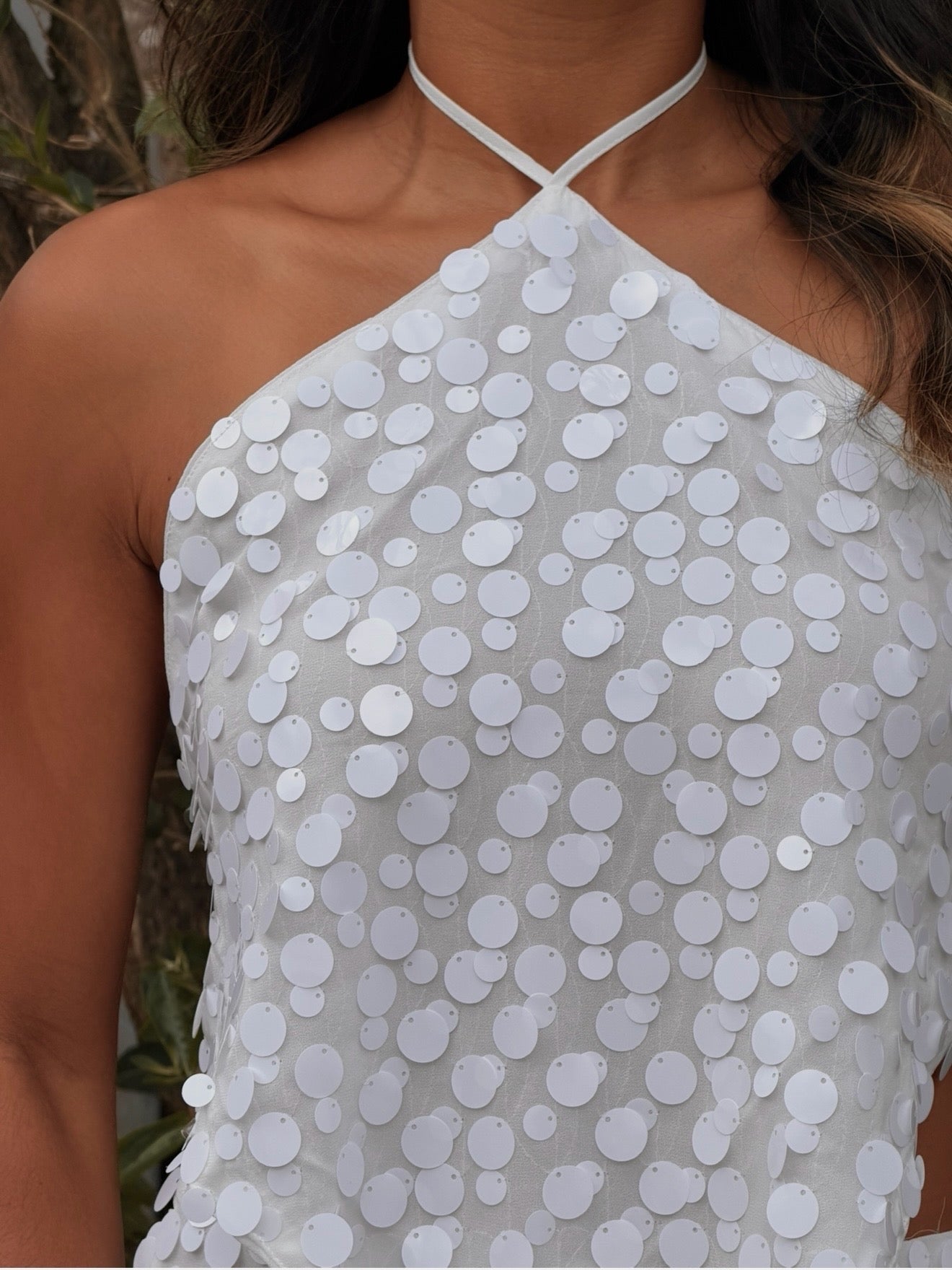 The Capri Sequin Top