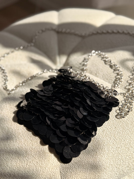 Black sequin mini bag (Choli approved)
