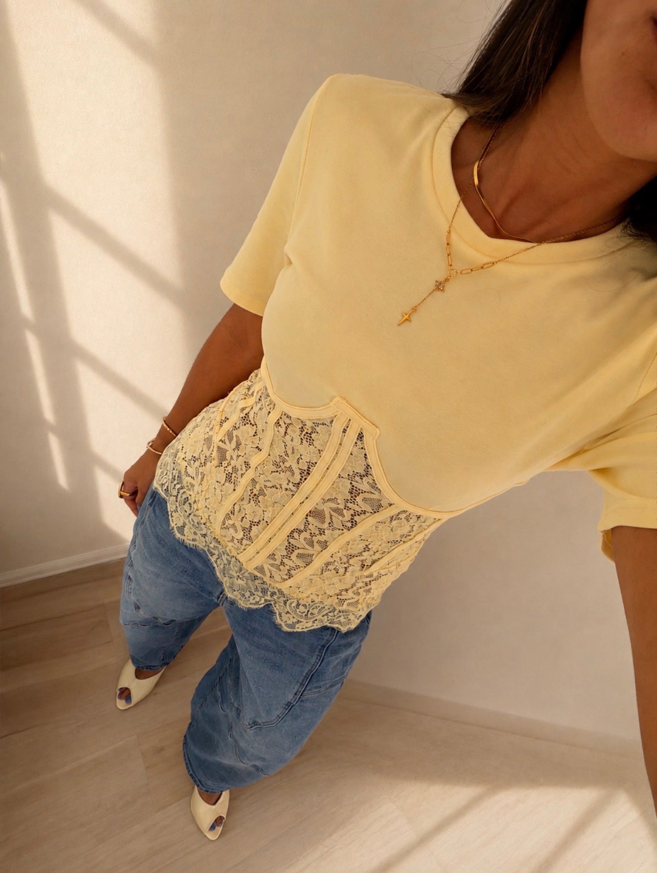 The Butter Lace Corset Top