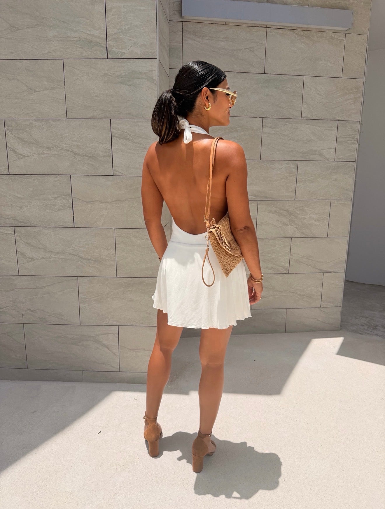 Angel Halter Dress with underwear pants
