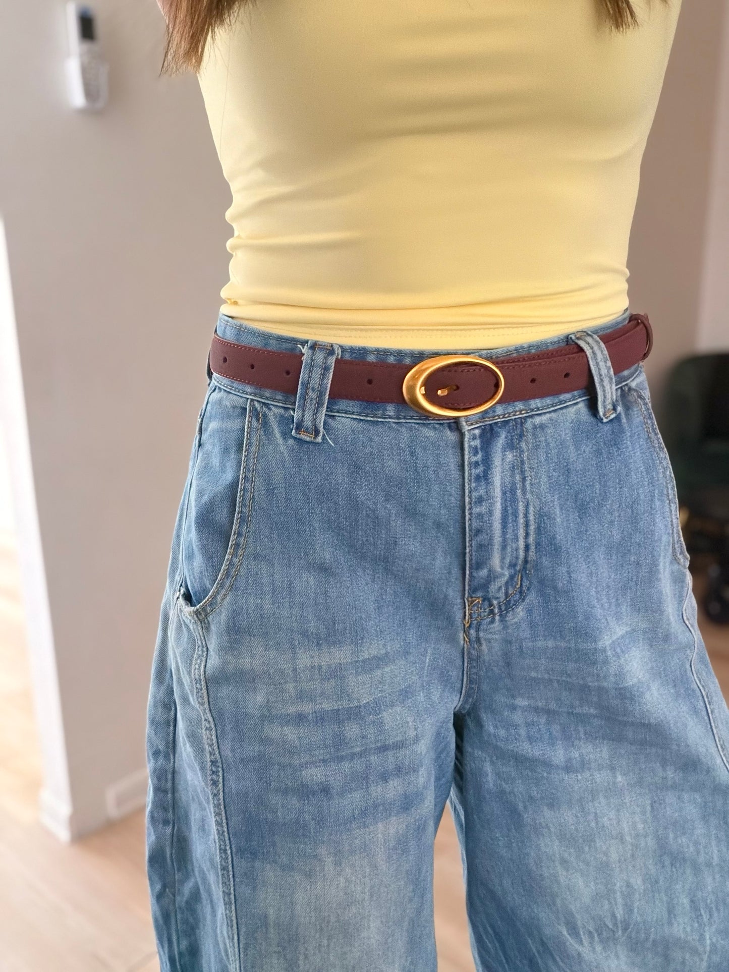 The creamy baggy barrel denim PRE ORDER