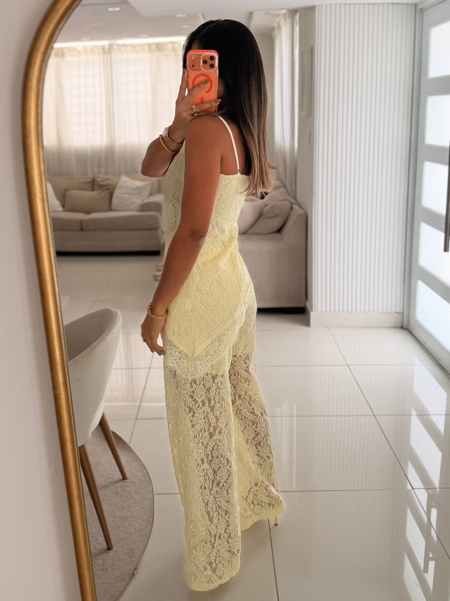 The Butter Overlay Lace Pants
