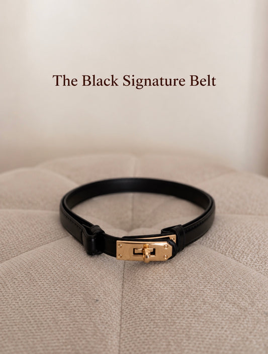 The Black Signature Belt