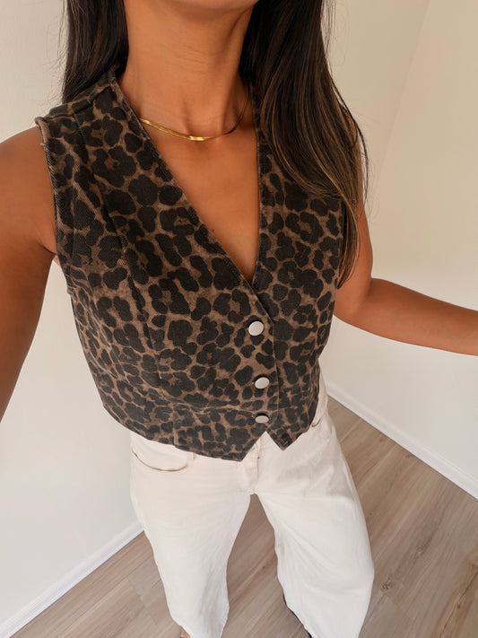 Wild Denim Vest