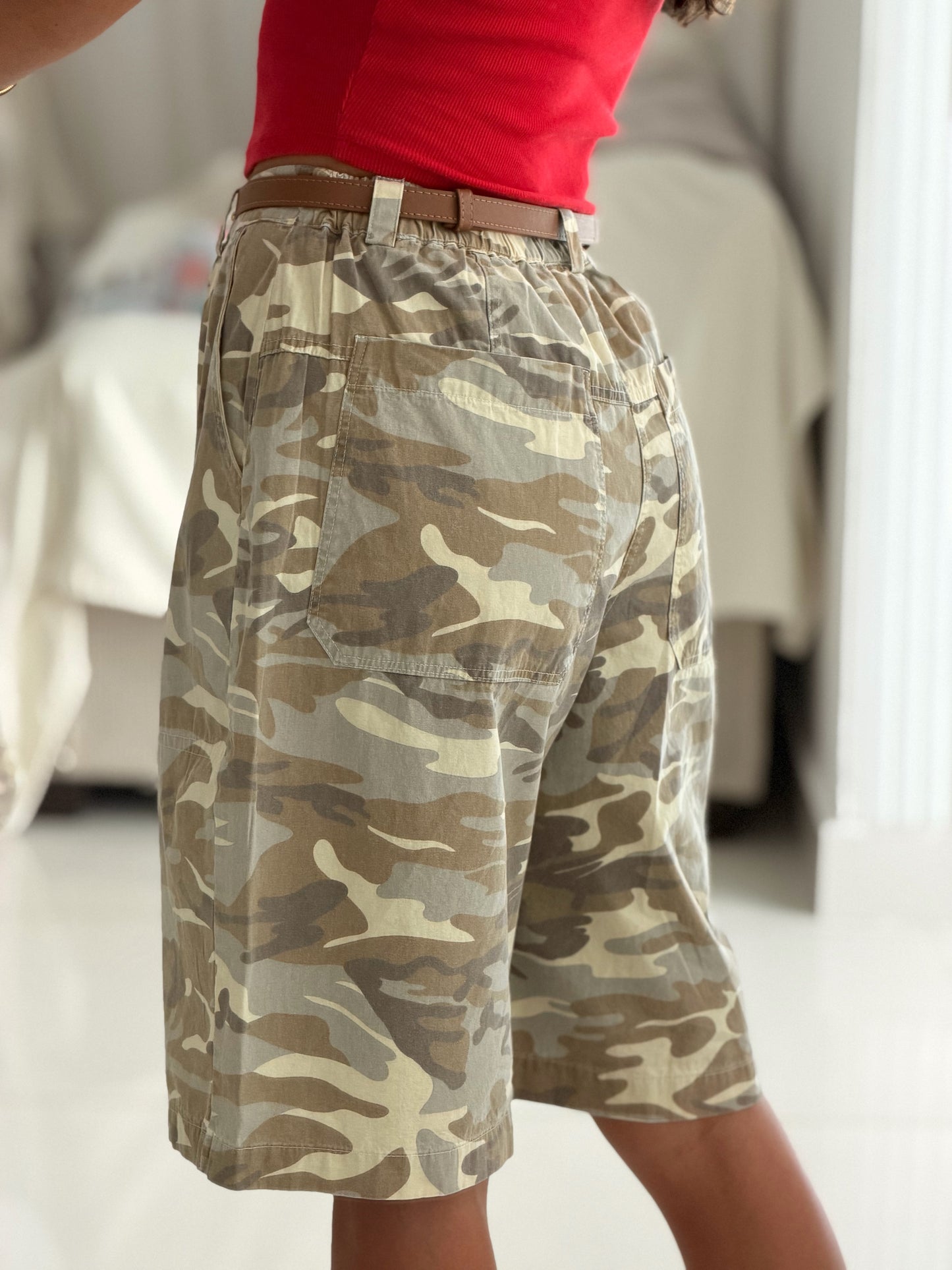 The Camouflage Bermuda pants