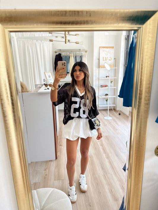 The fancy jersey top
