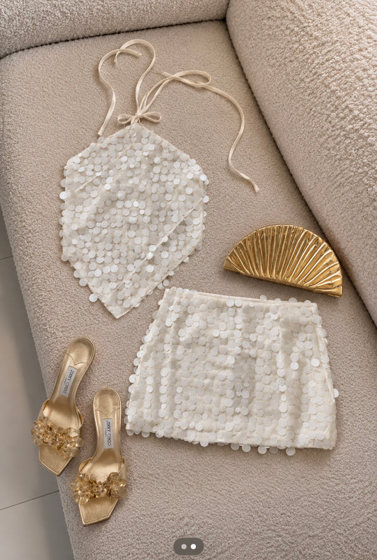 The Capri Sequin Skirt