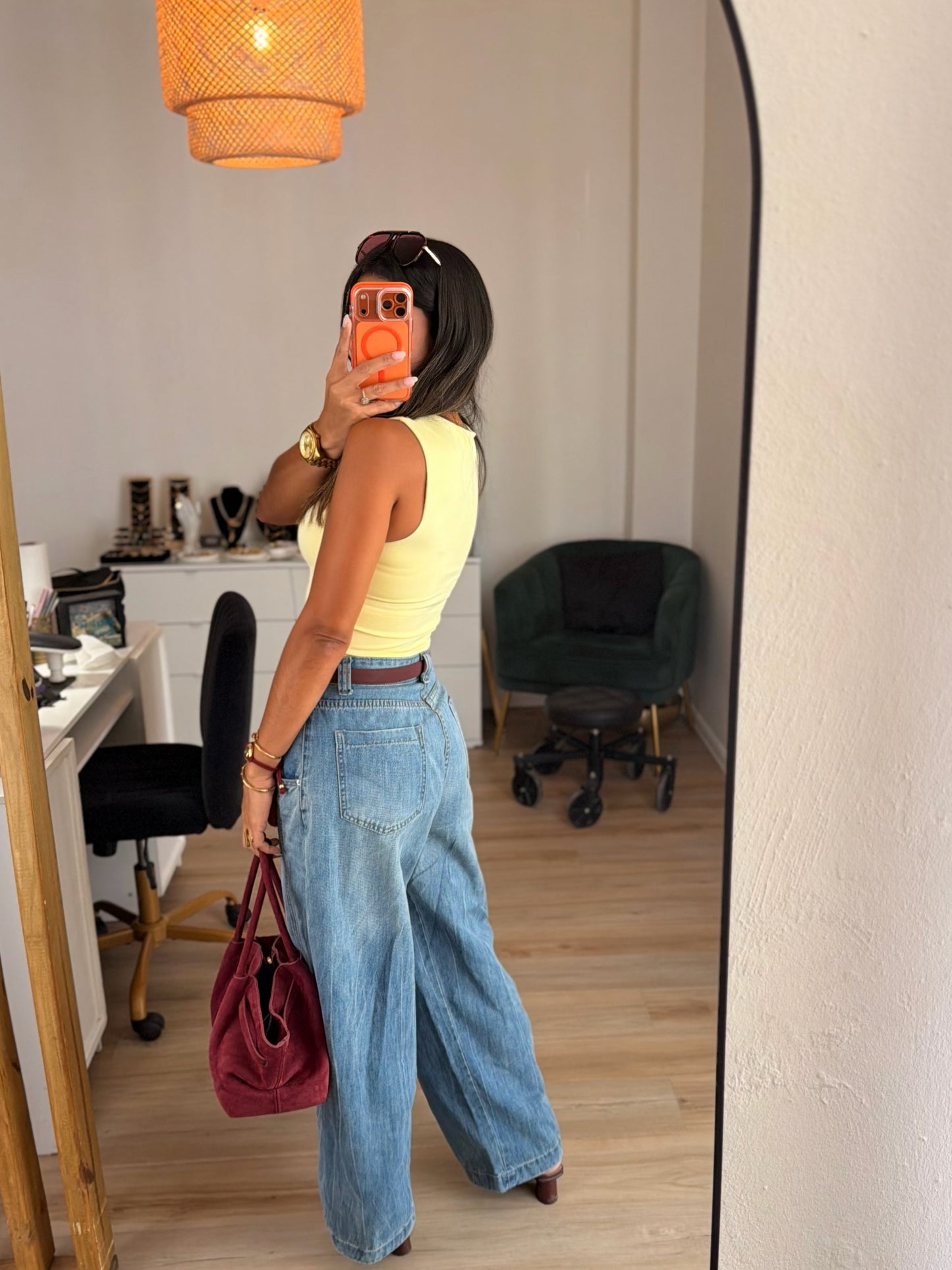The creamy baggy barrel denim PRE ORDER