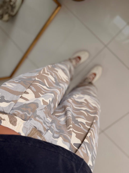 The Camo Wide Leg Pants