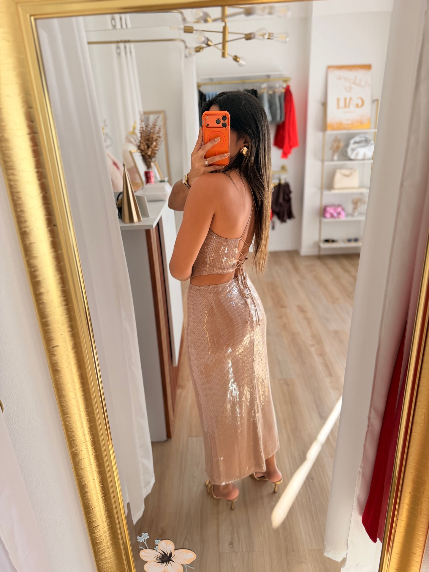 New Year’s Eve mude sequin set