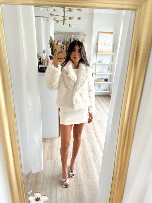 The fur collared jacket