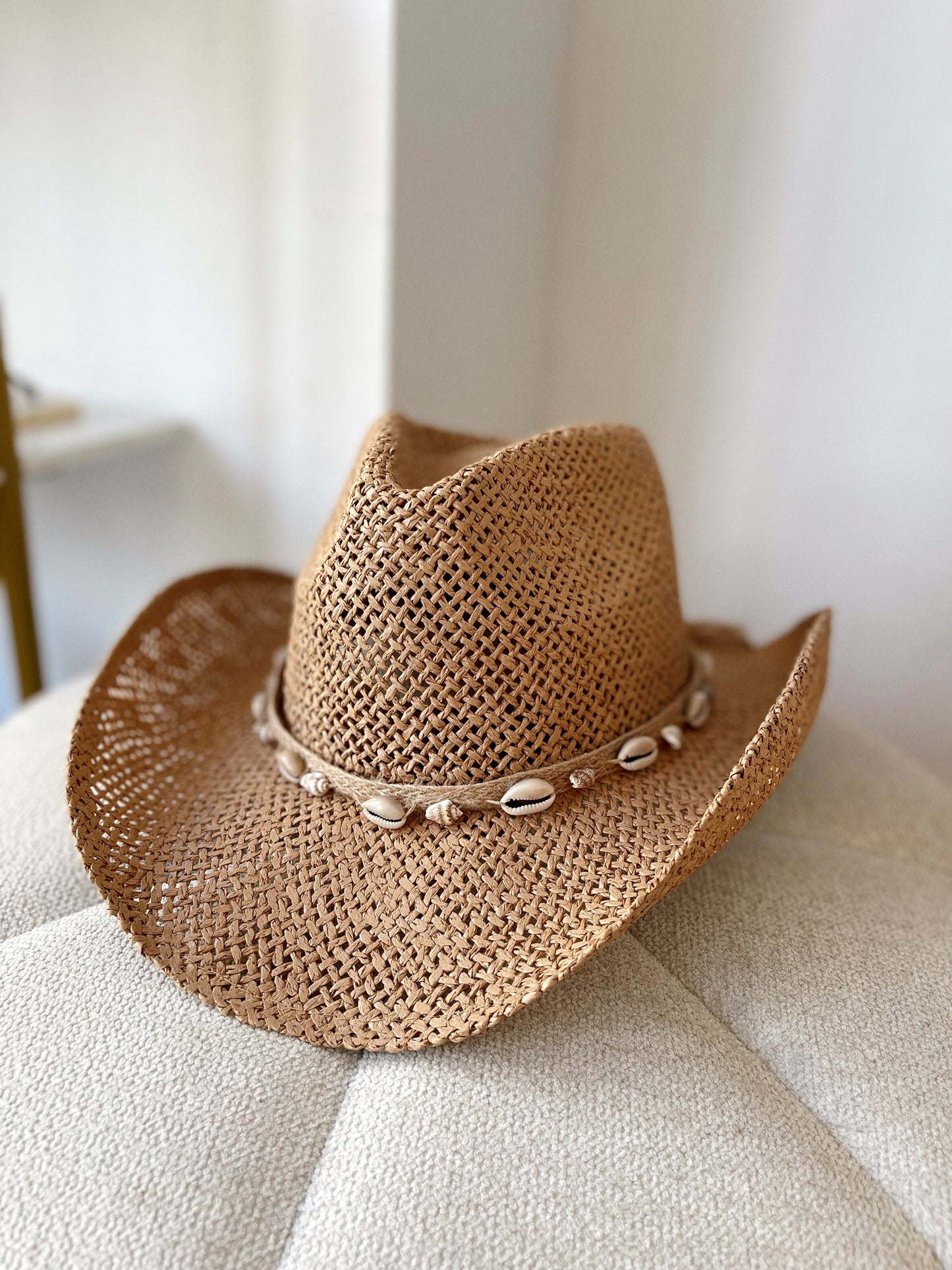 Khaki cowboy hat