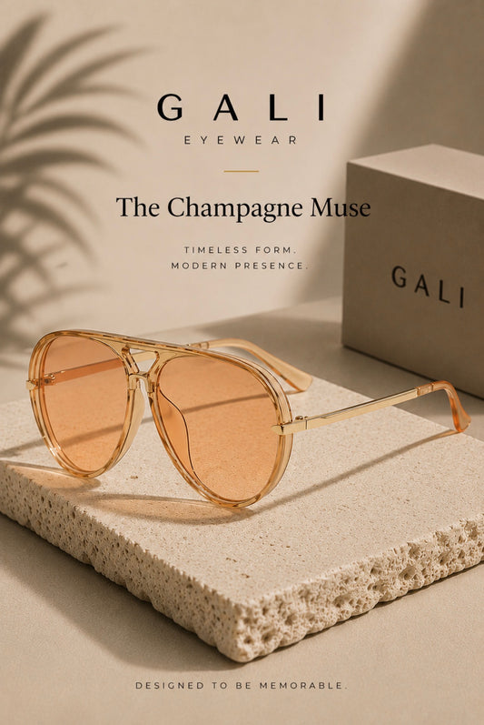 The Champagne Muse Sunglasses