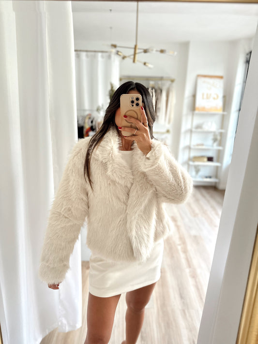 The fur collared jacket
