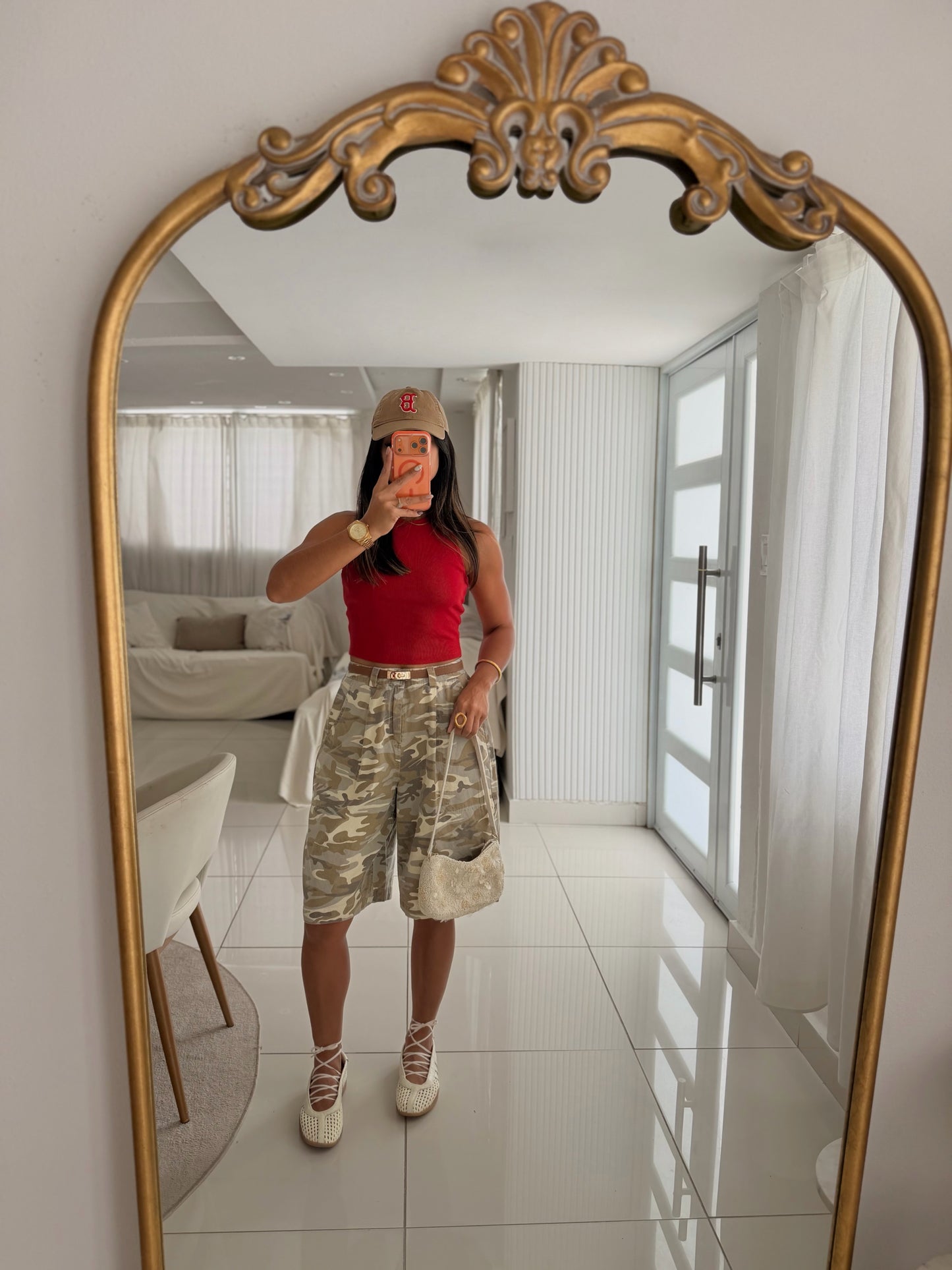 The Camouflage Bermuda pants