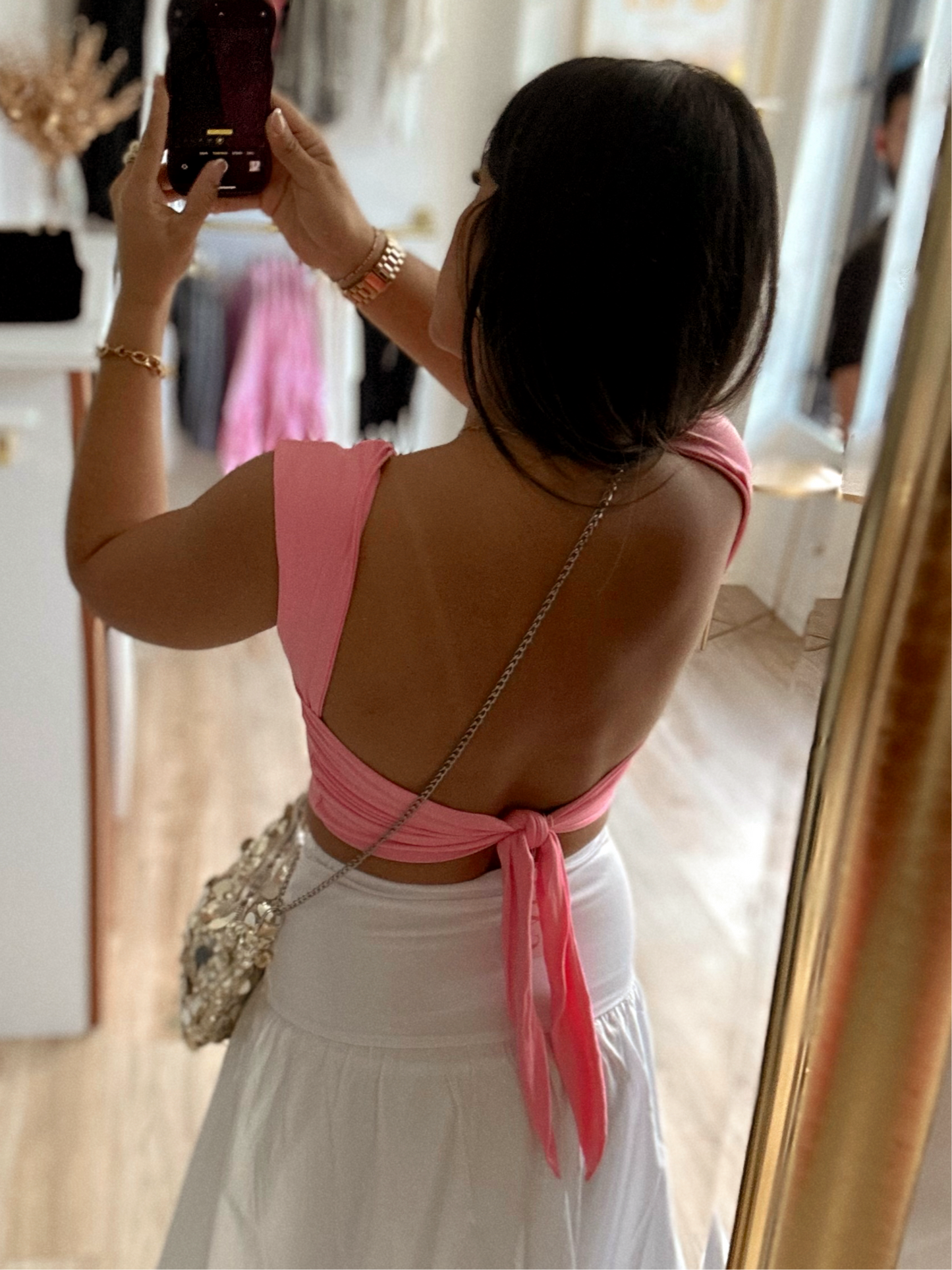 Back out top (pink)