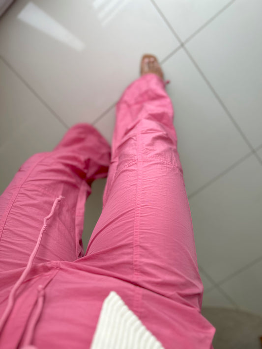 The pinky parachute pants